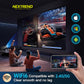 Two people watching a racing game on a large screen with a smartphone showing the same game, featuring Nextrend brand.
NexTrend UAE Cash on Delivery