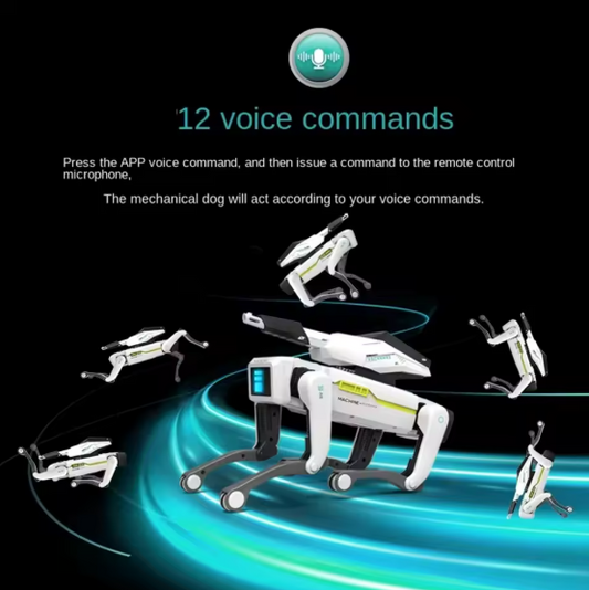 Mechanical Ai dog with voice command functionality on a dark background
NexTrend UAE Cash on Delivery