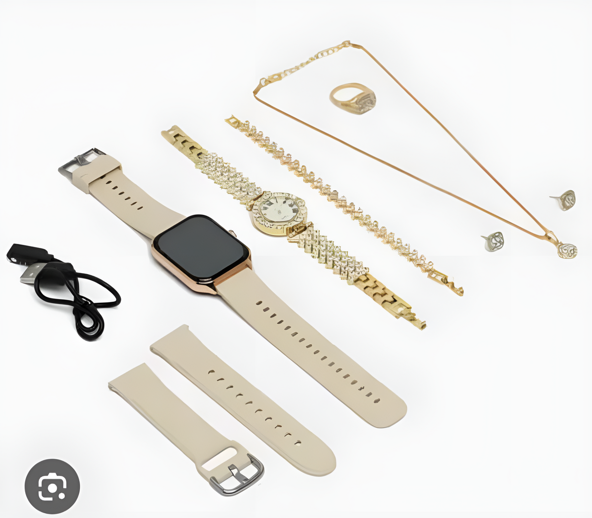 A58 Plus women's smartwatch and gift-set accessories