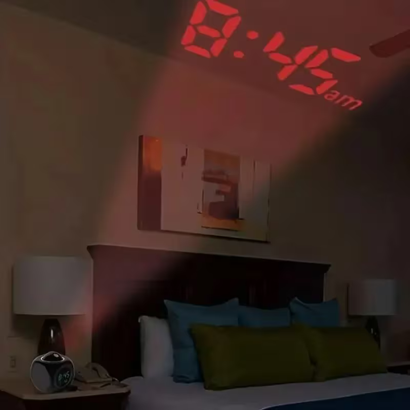 LCD Projection Alarm Clock